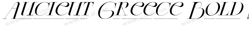 Ancient Greece Bold字体转换 Ancient Greece Bold字体转换